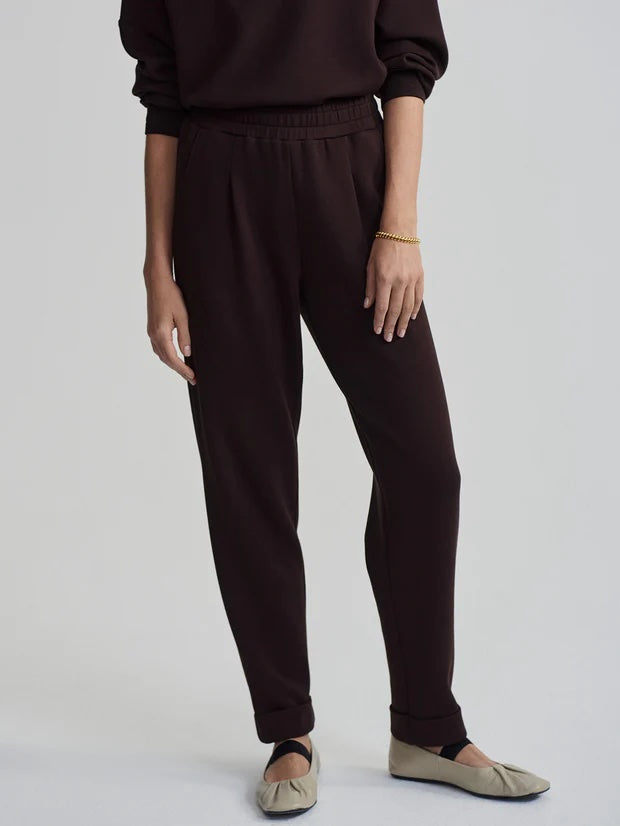 Coffee Bean Rolled Cuff Sweatpants