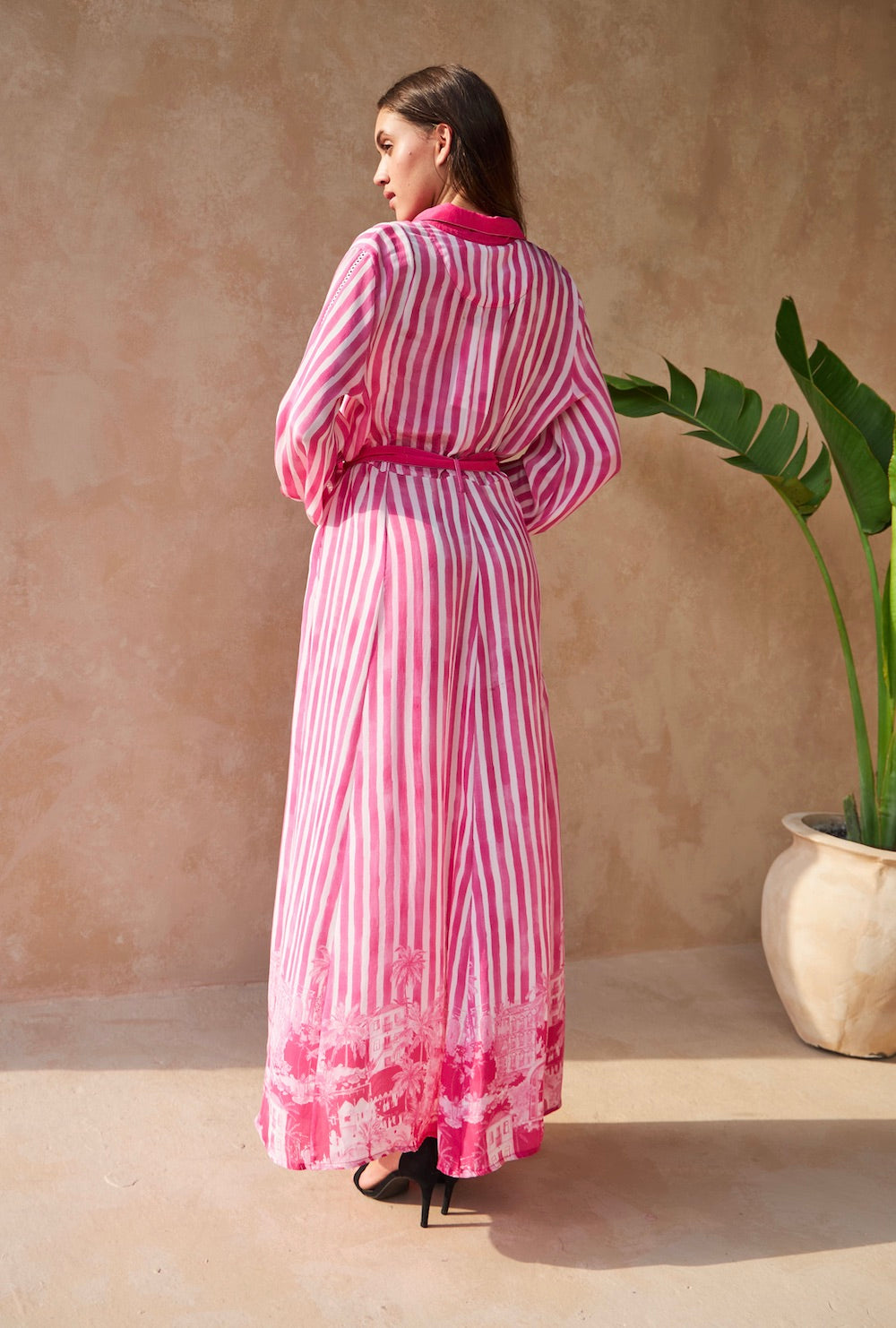 Fucsia Play Mahonia Silk Maxi Dress