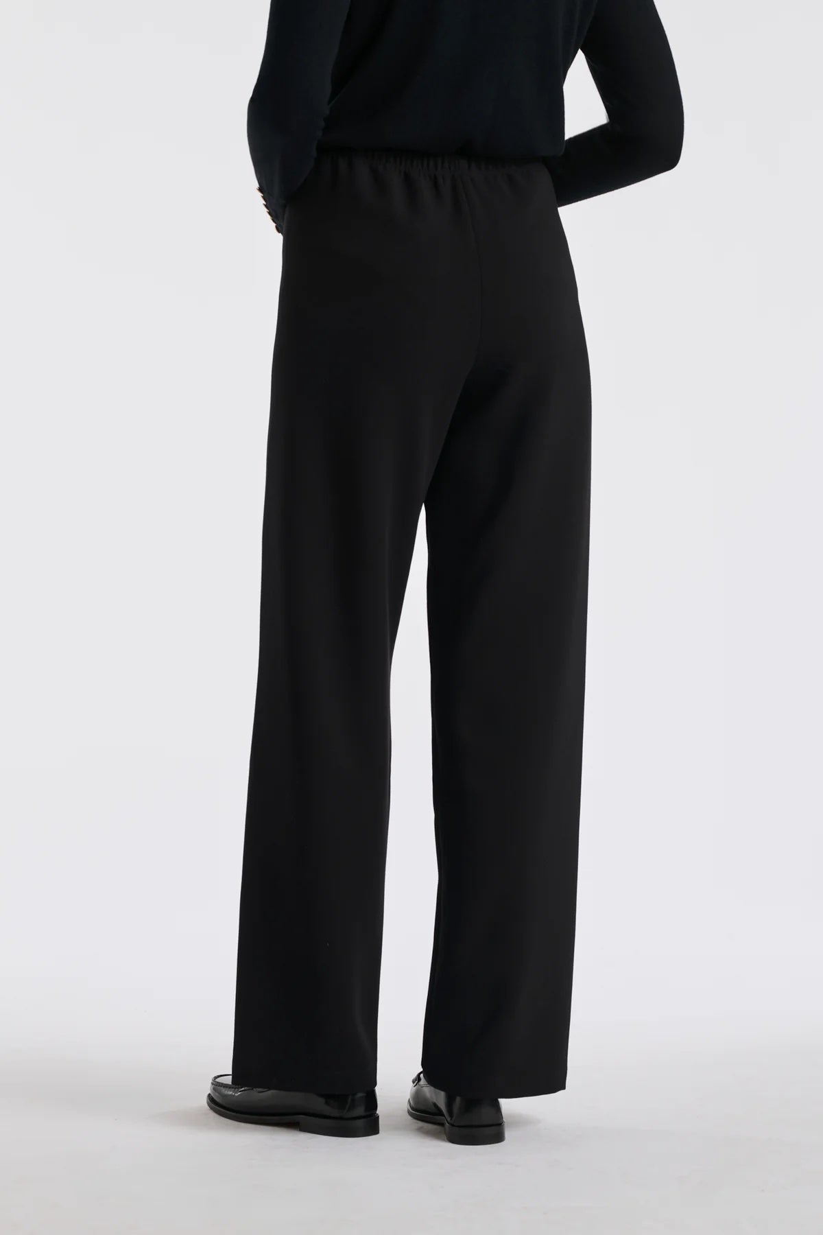 Dann Noir Wide Leg Pants