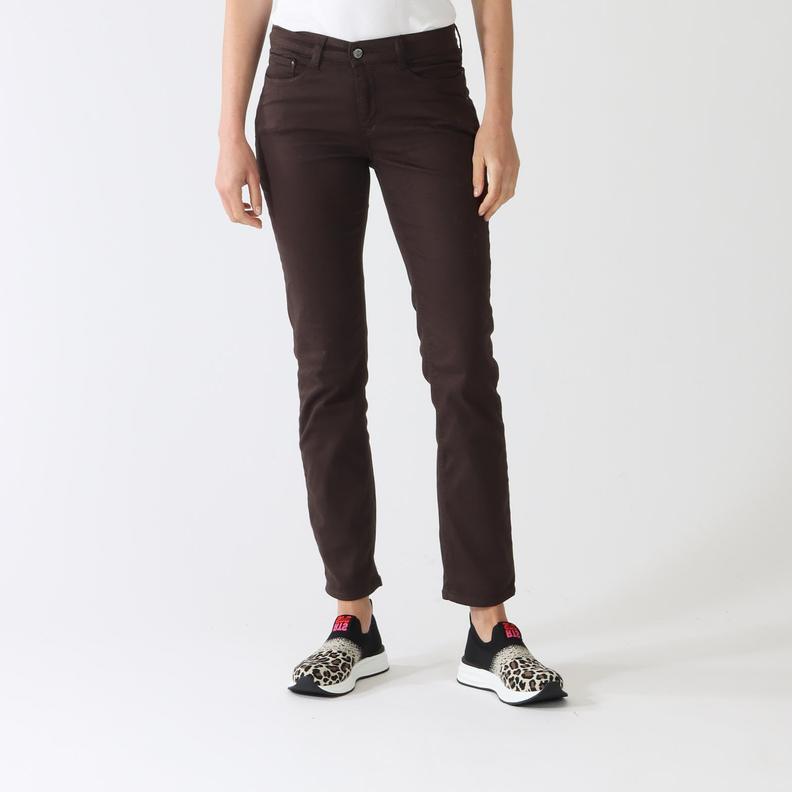 Deep Brown Dream Straight Leg Jeans