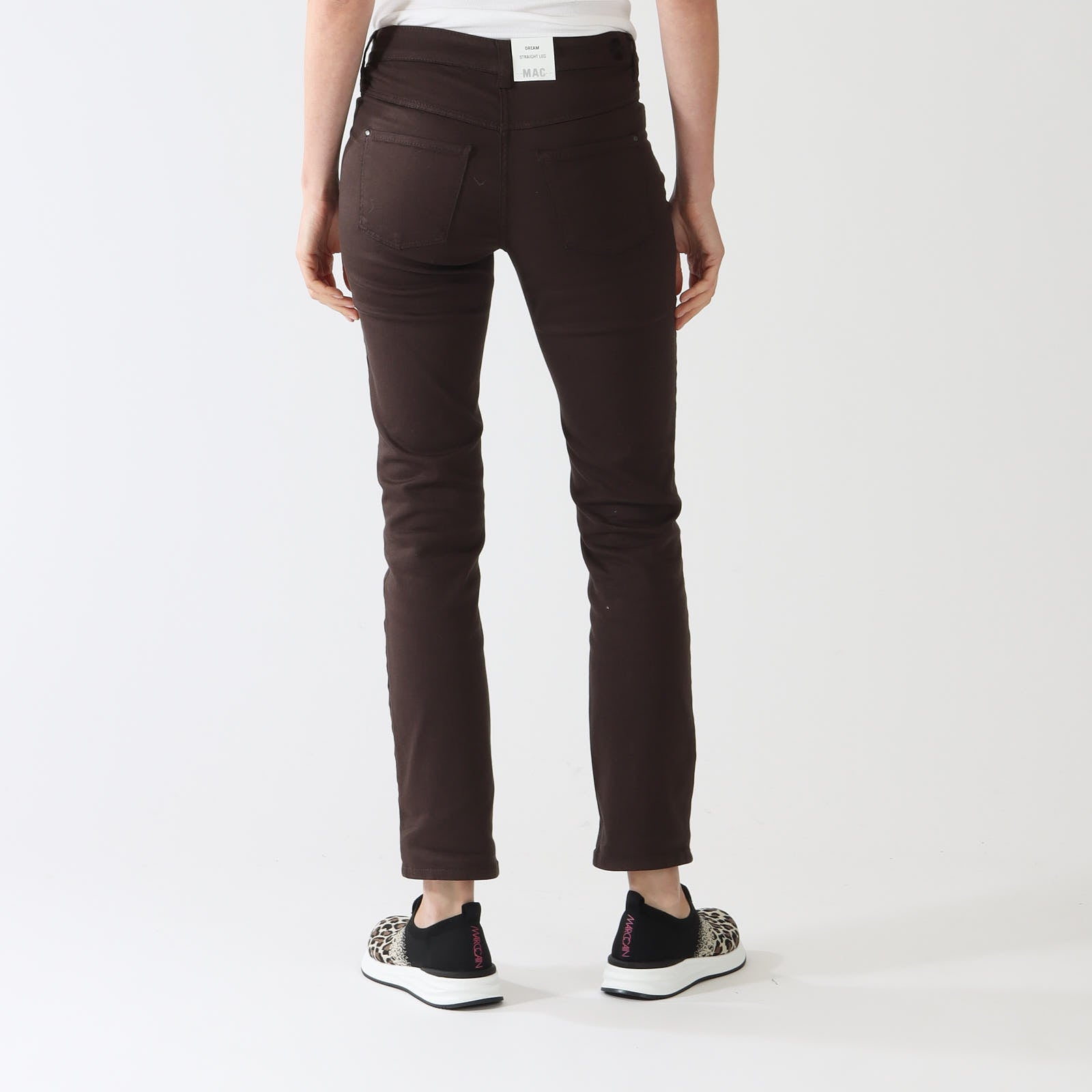 Deep Brown Dream Straight Leg Jeans