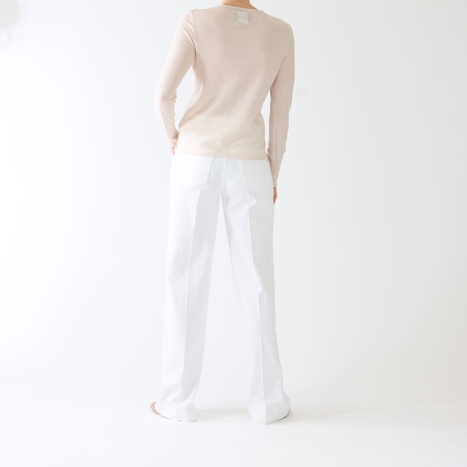 Deep Pearl Fine Knit Sweater