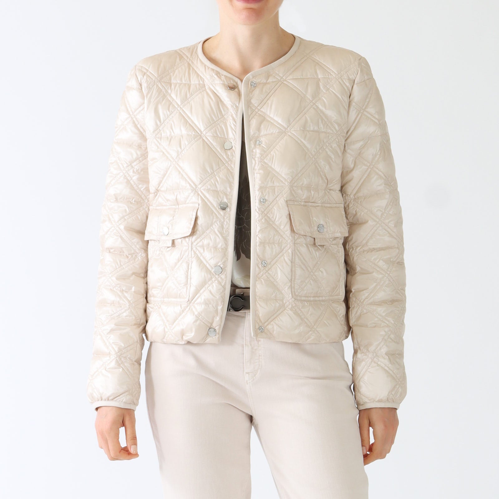 Deep Pearl Quilted Jacket