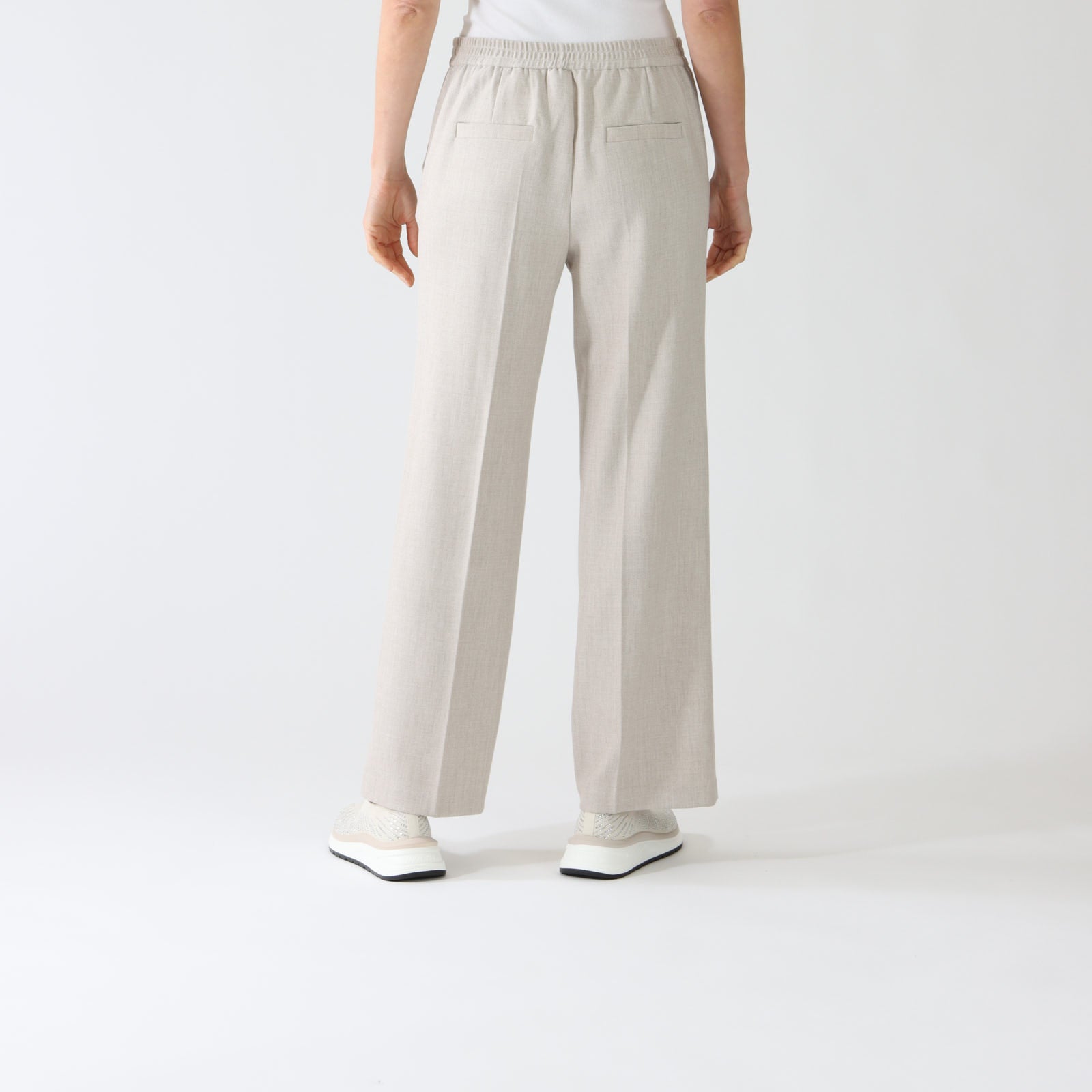 Deep Sand Melange Washington Pants