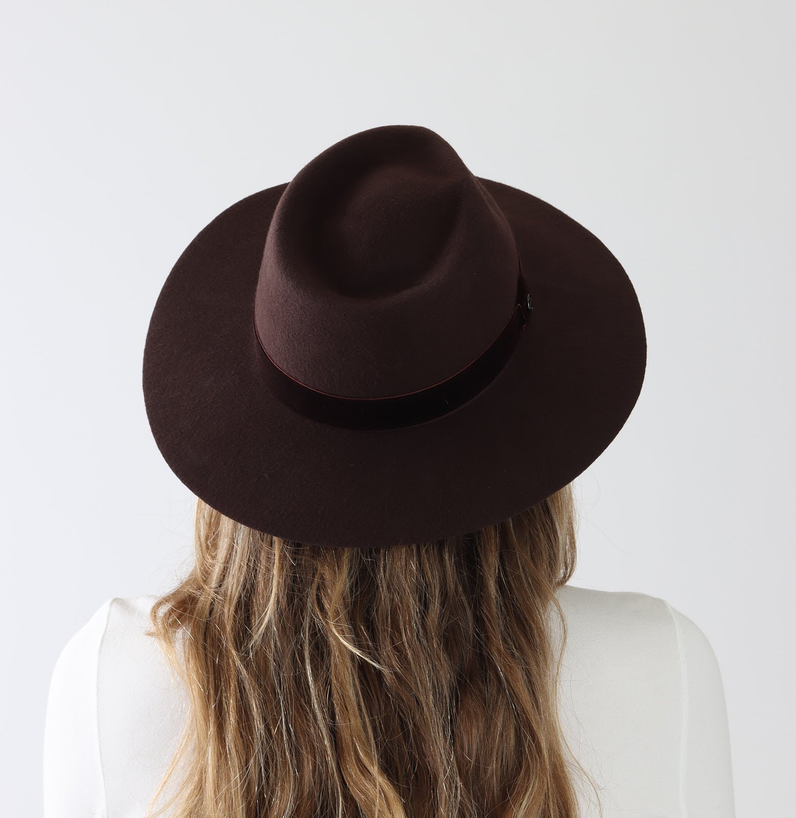 Deep Wood Wool Felt Cowboy Hat