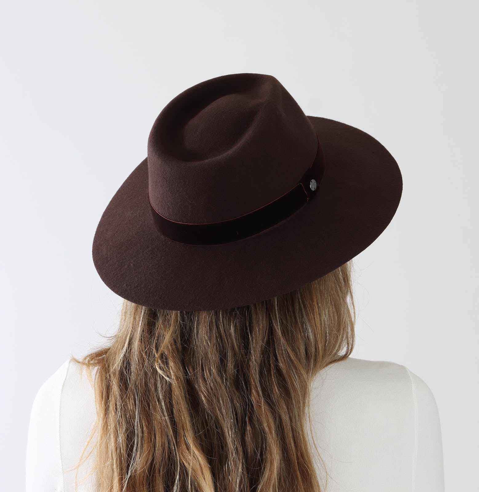 Deep Wood Wool Felt Cowboy Hat