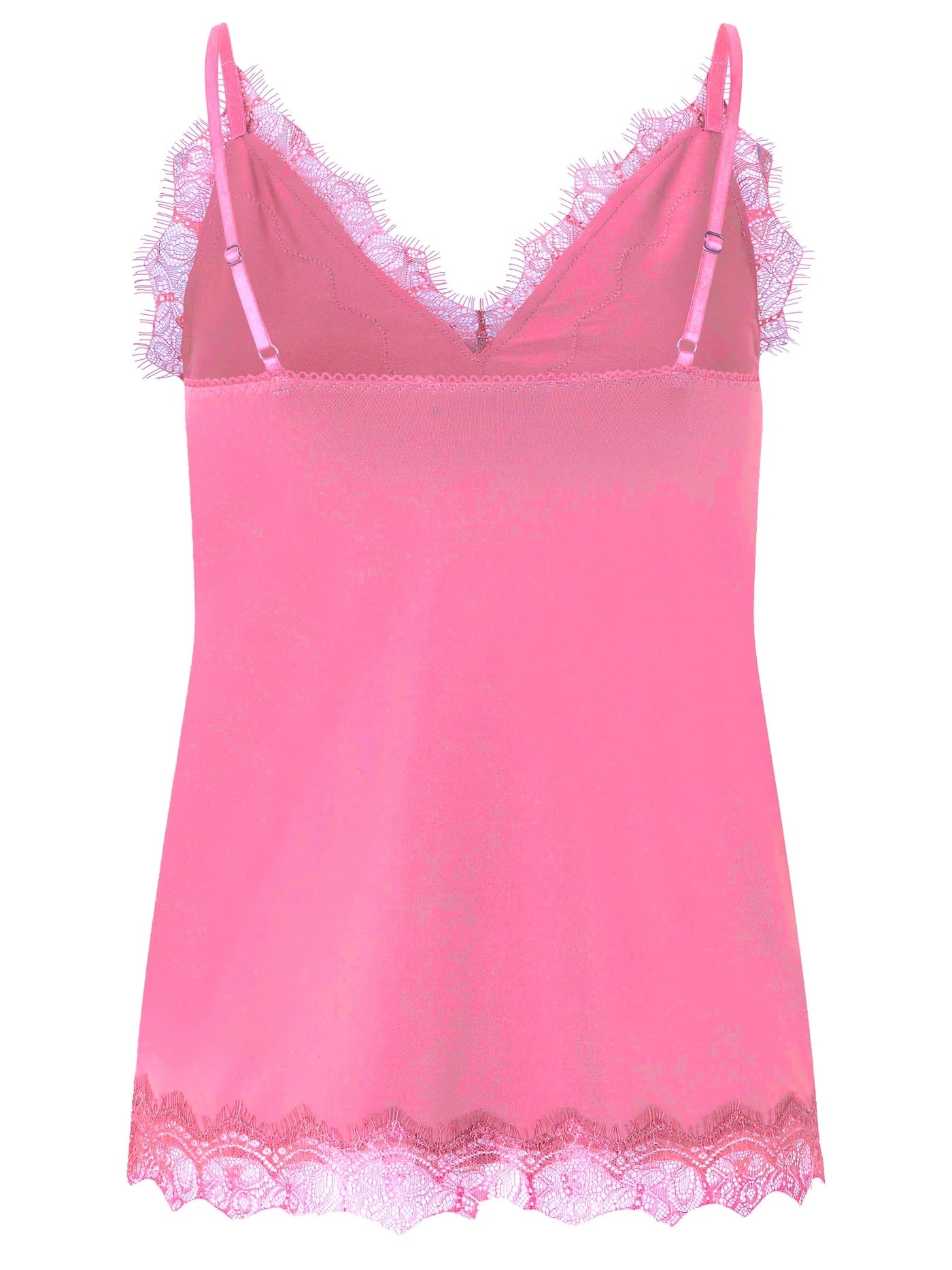 Dolly Pink Billie Lace Trim Cami