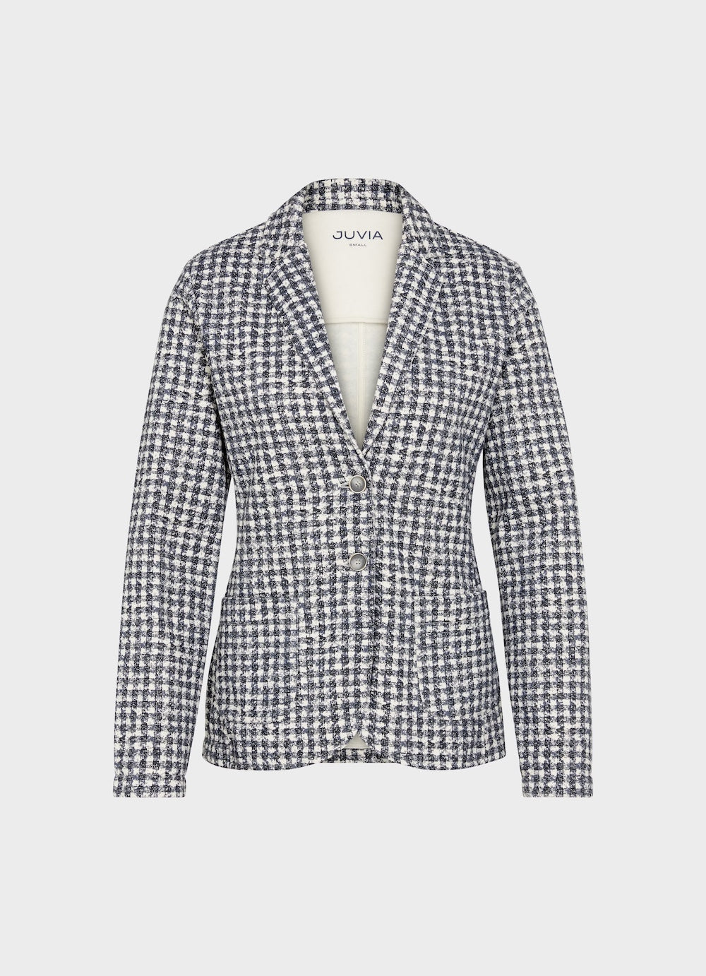 Eggshell Mabel Check Blazer