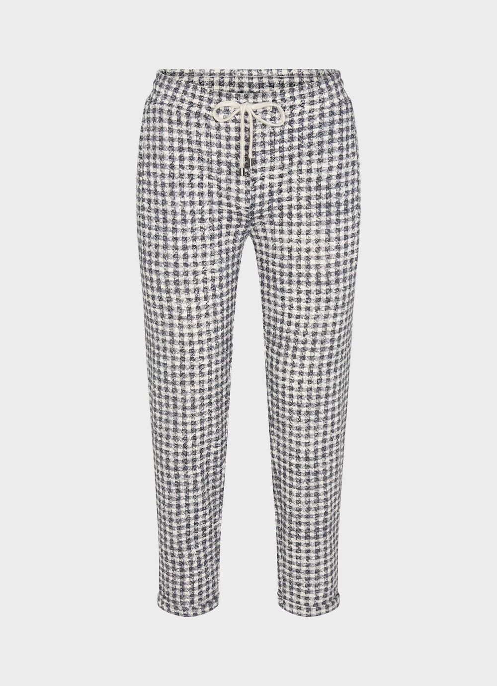 Eggshell Margie Check Sweatpants