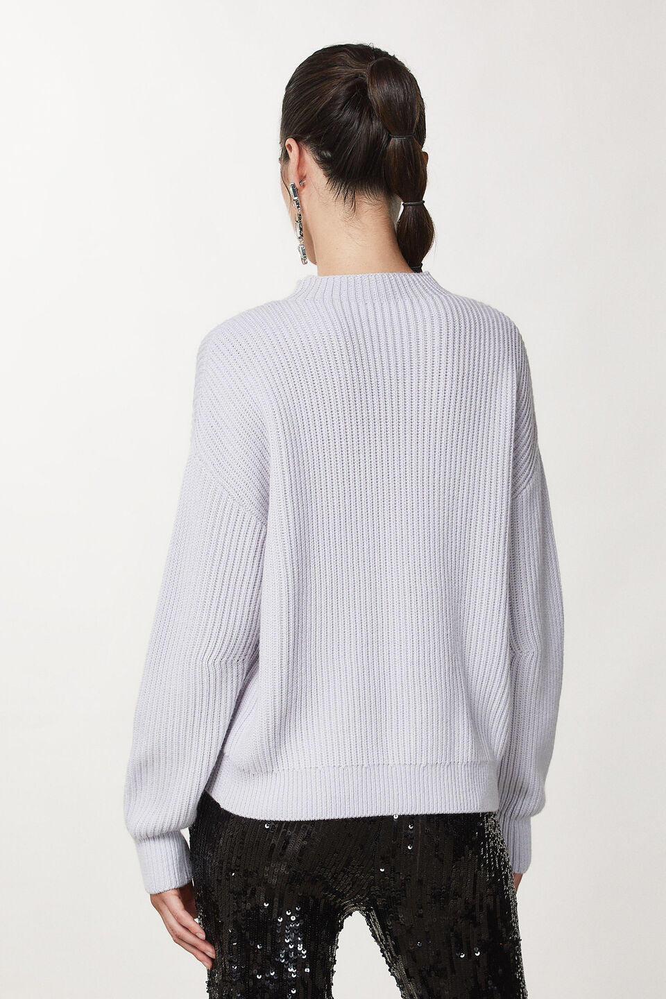 Eldorado White Ribbed Sweater