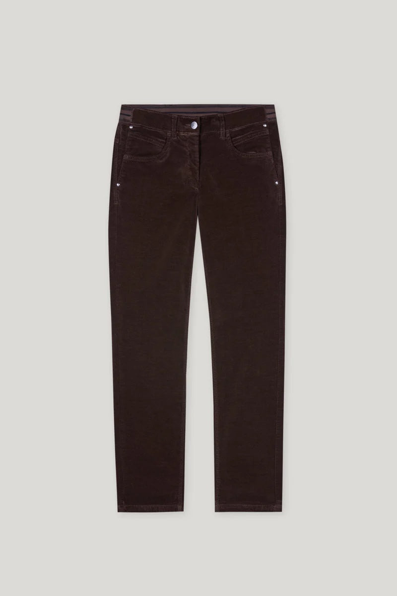 Espresso Soft Velvet Stretch Pants