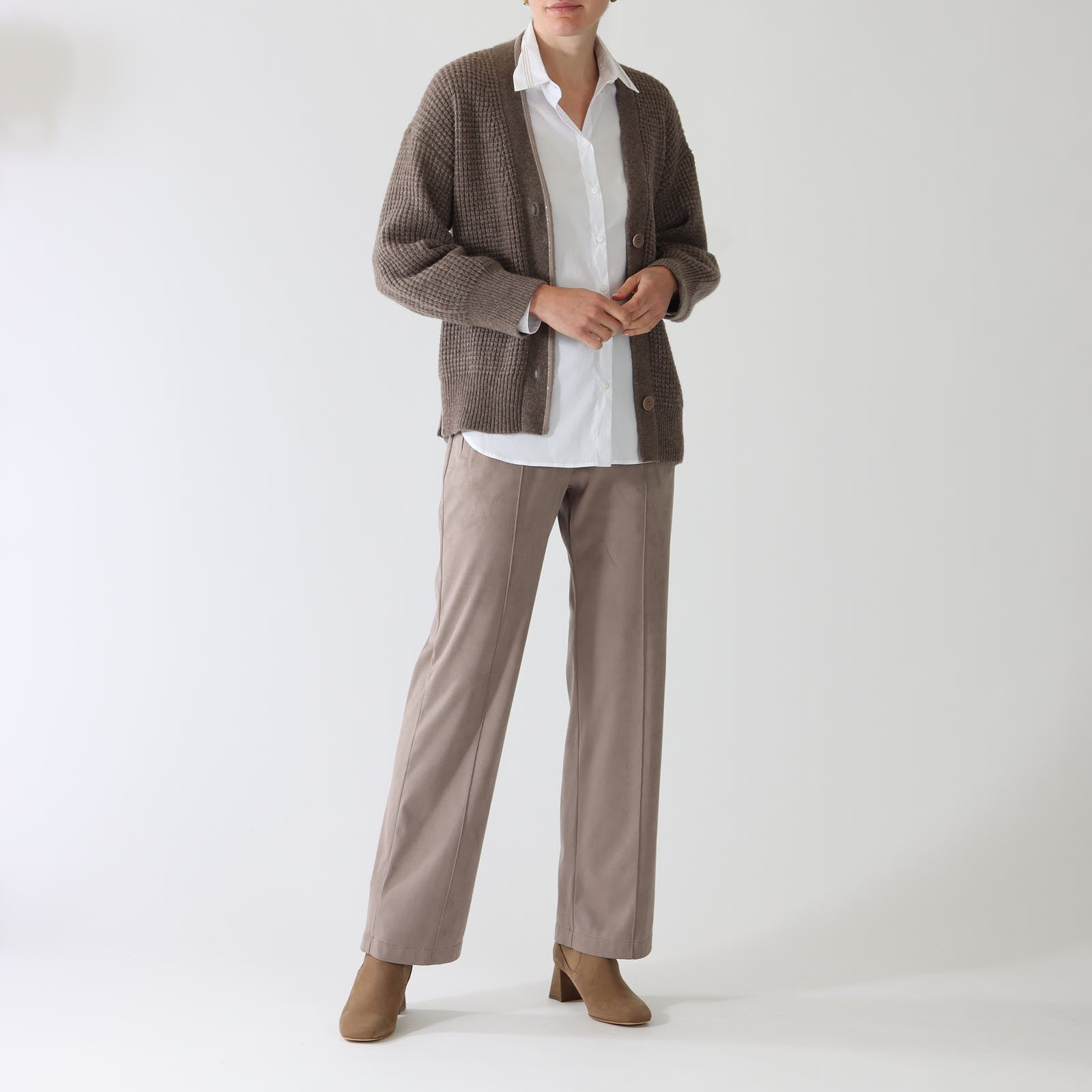 Fango Cashmere and Silk Blend Cardigan