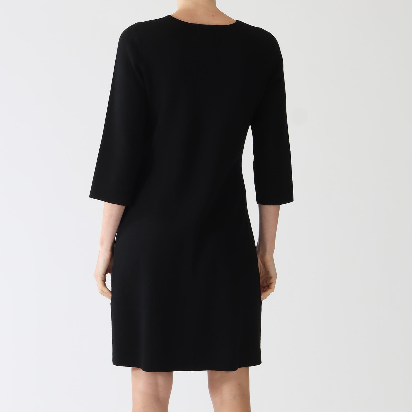 Ferdy Noir Pure Wool Dress