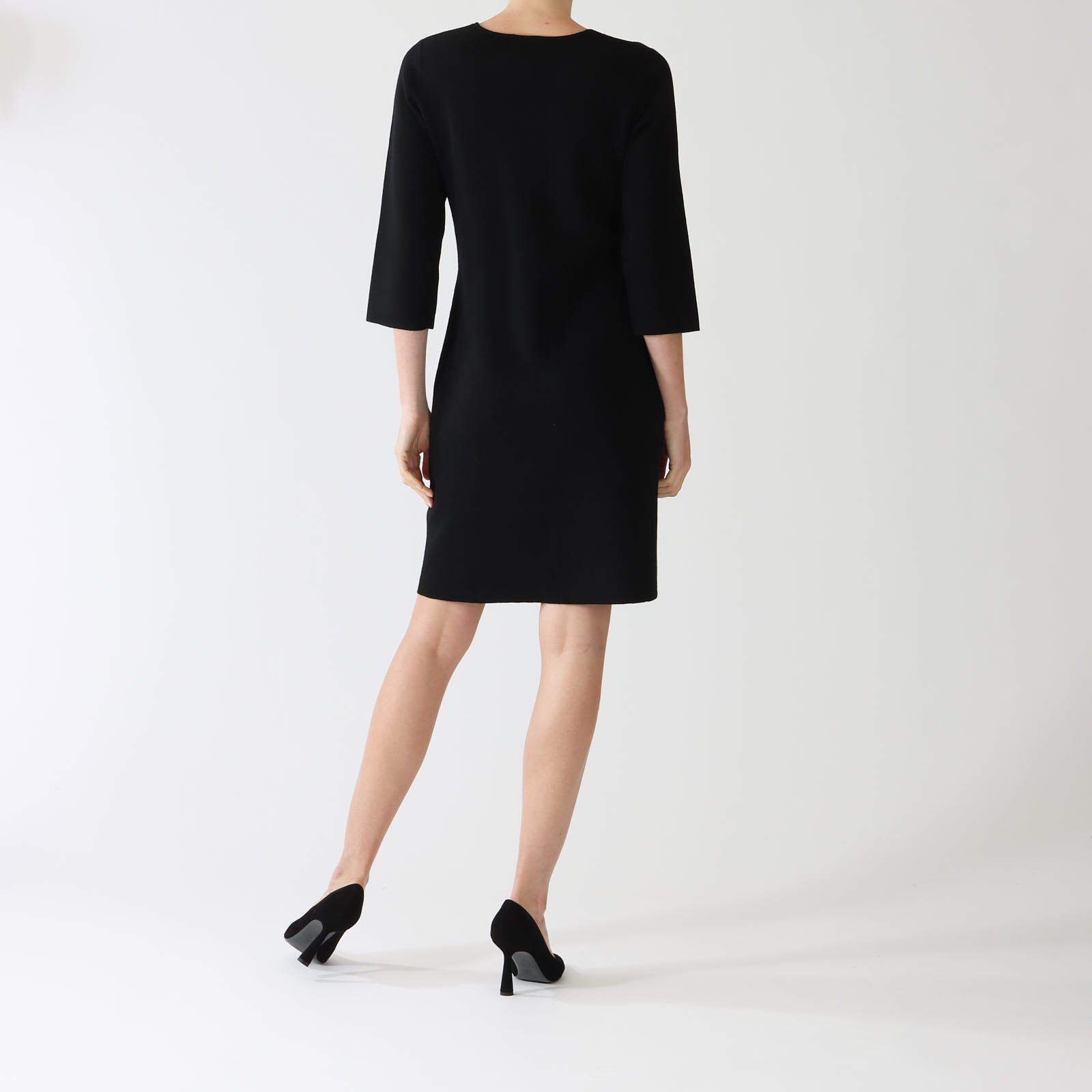 Ferdy Noir Pure Wool Dress