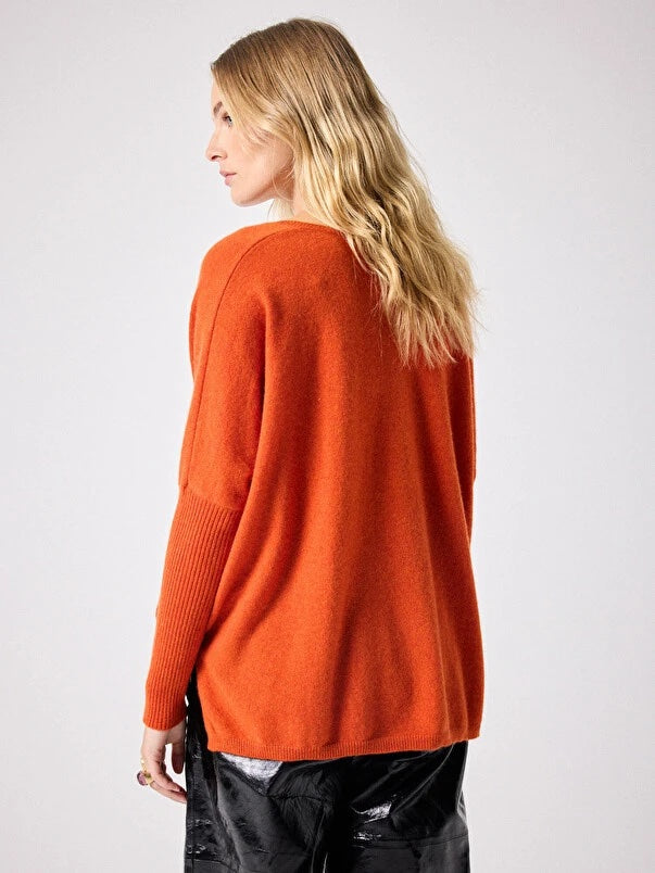 Feu Cashmere Poncho Sweater