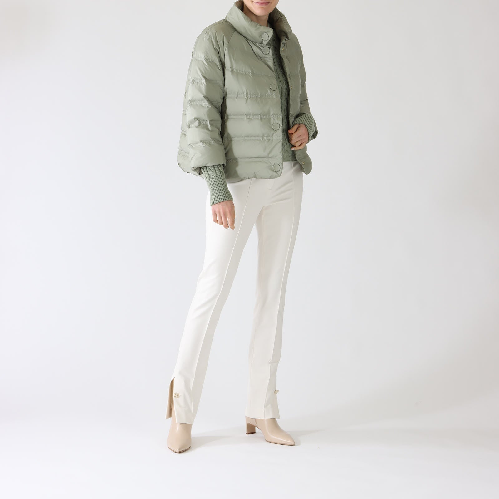 Frozen Sage Down Filled Puffer Jacket