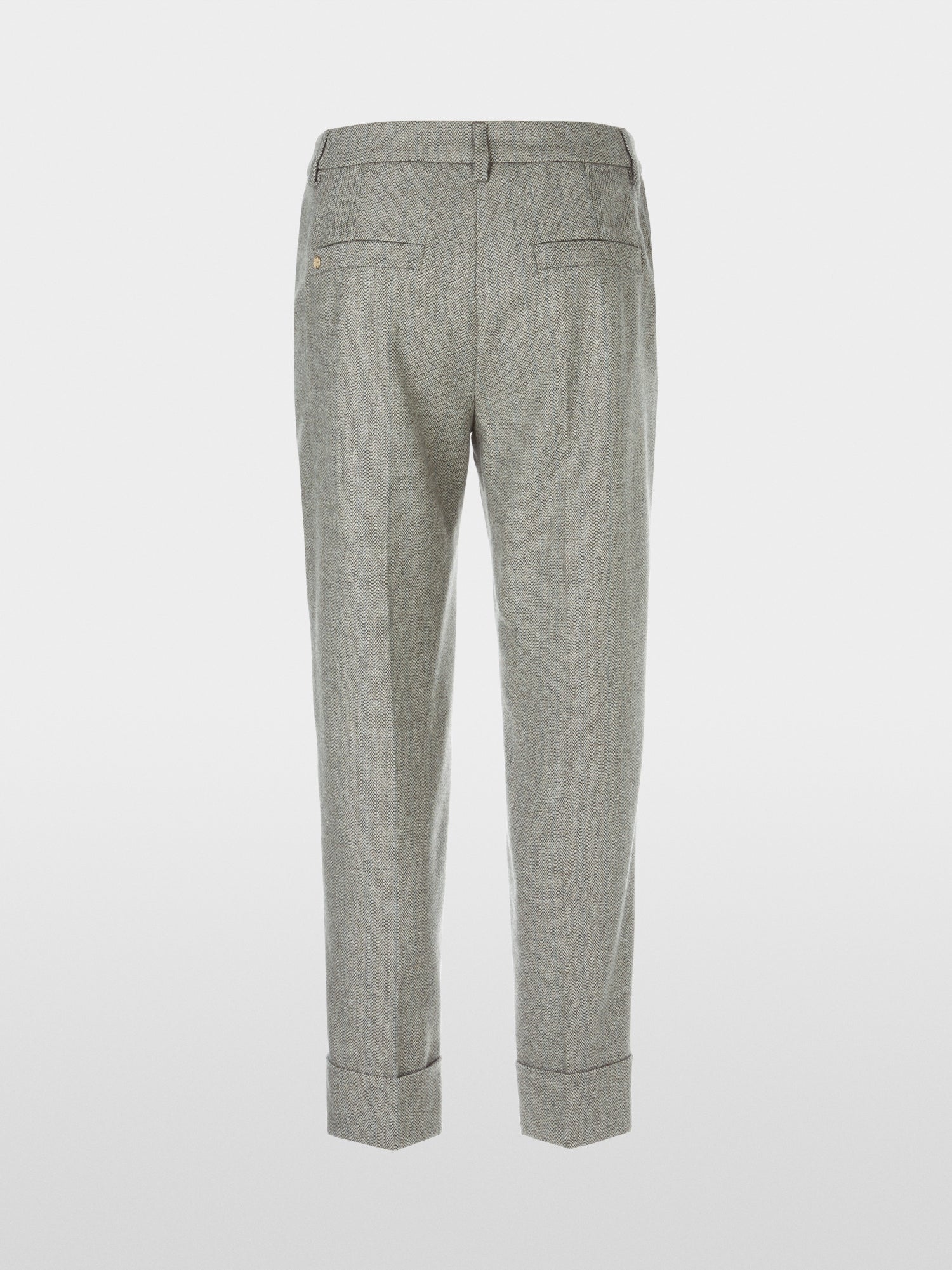 Frozen Sage Fordon Herringbone Turn-Up Pants