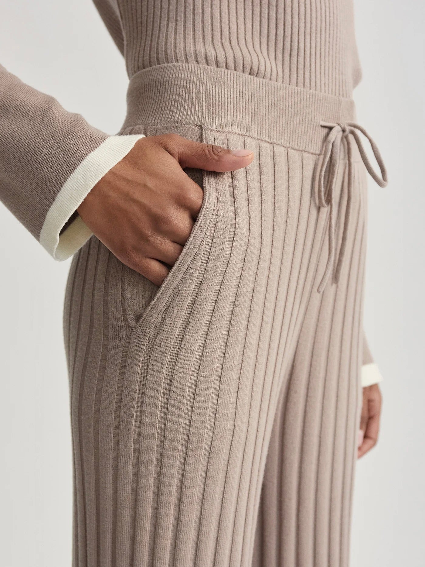 Fungi Simeon Wide Rib Knit Pants