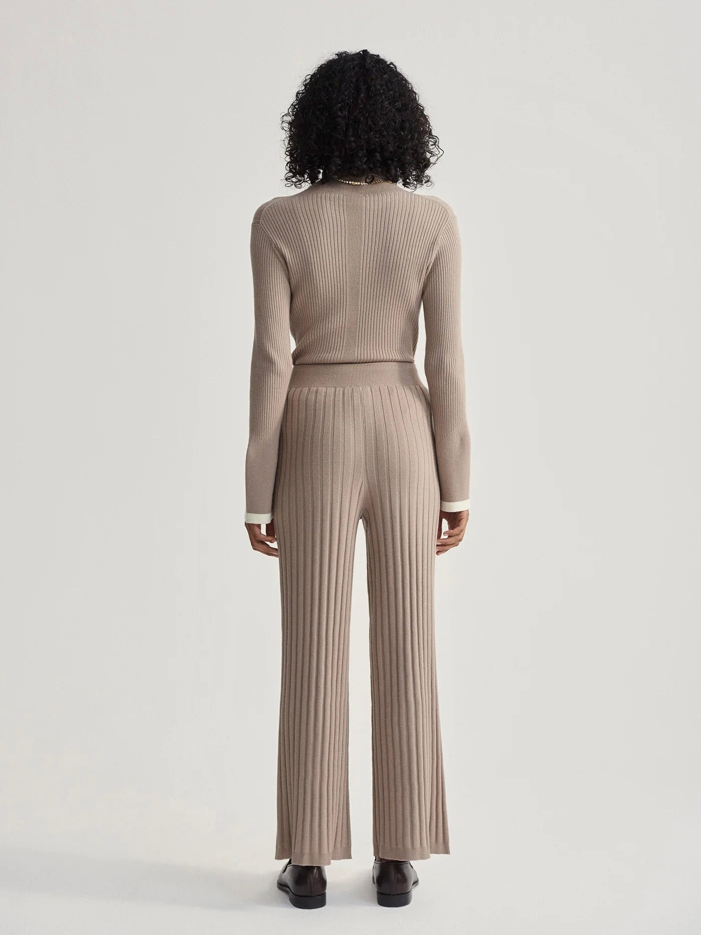 Fungi Simeon Wide Rib Knit Pants