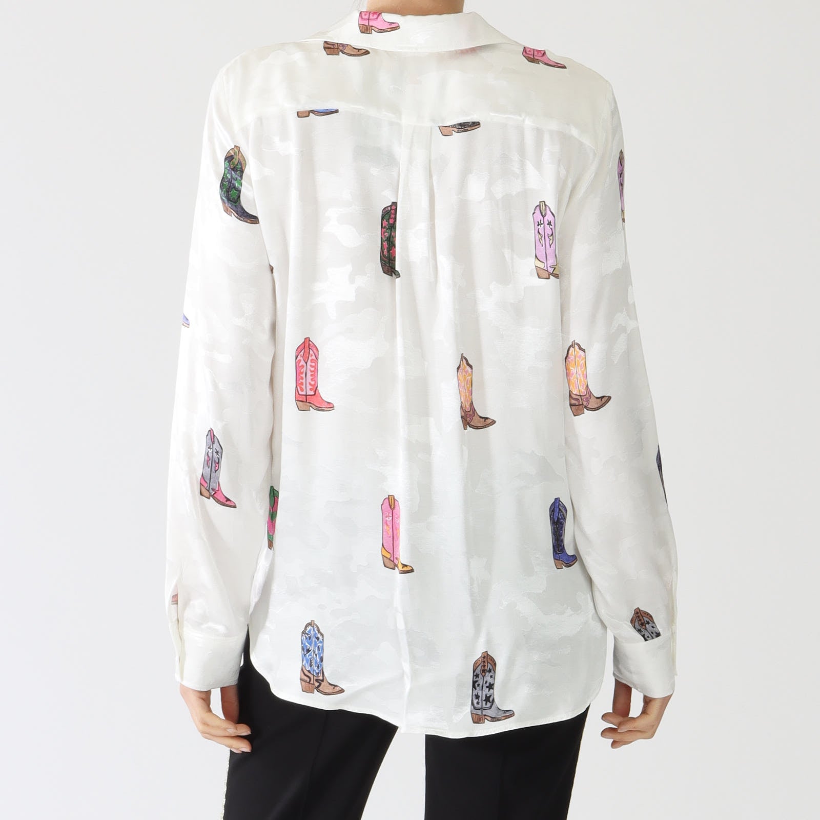 Gaby Cowboy Print Jacquard Shirt