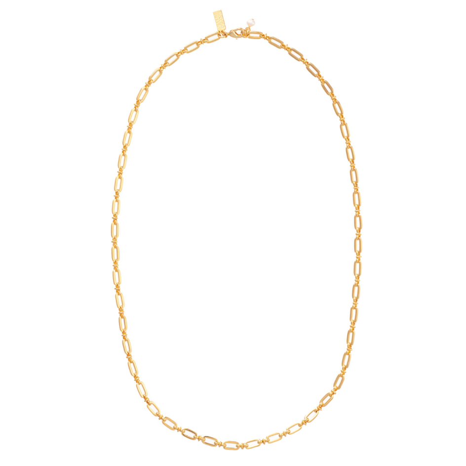 Gold California Long Chain Necklace