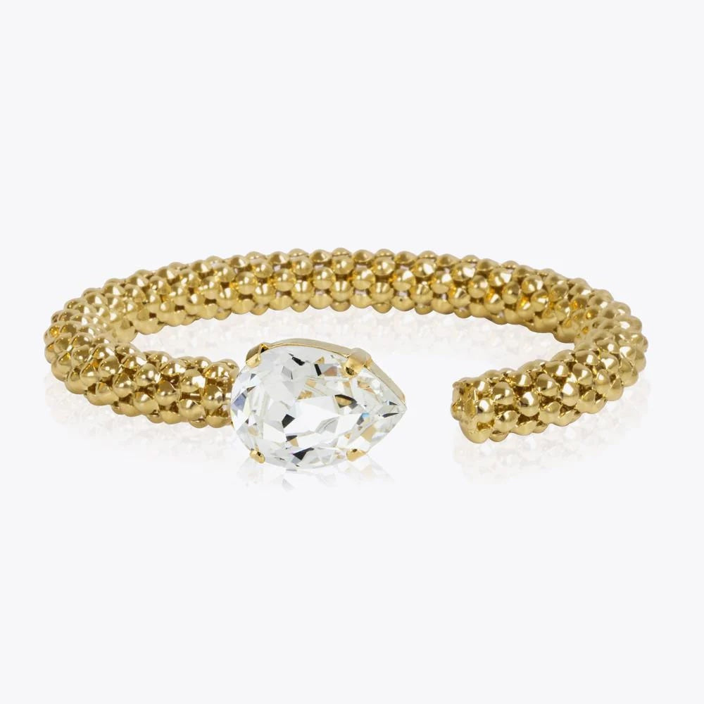 Gold Classic Rope Crystal Bracelet