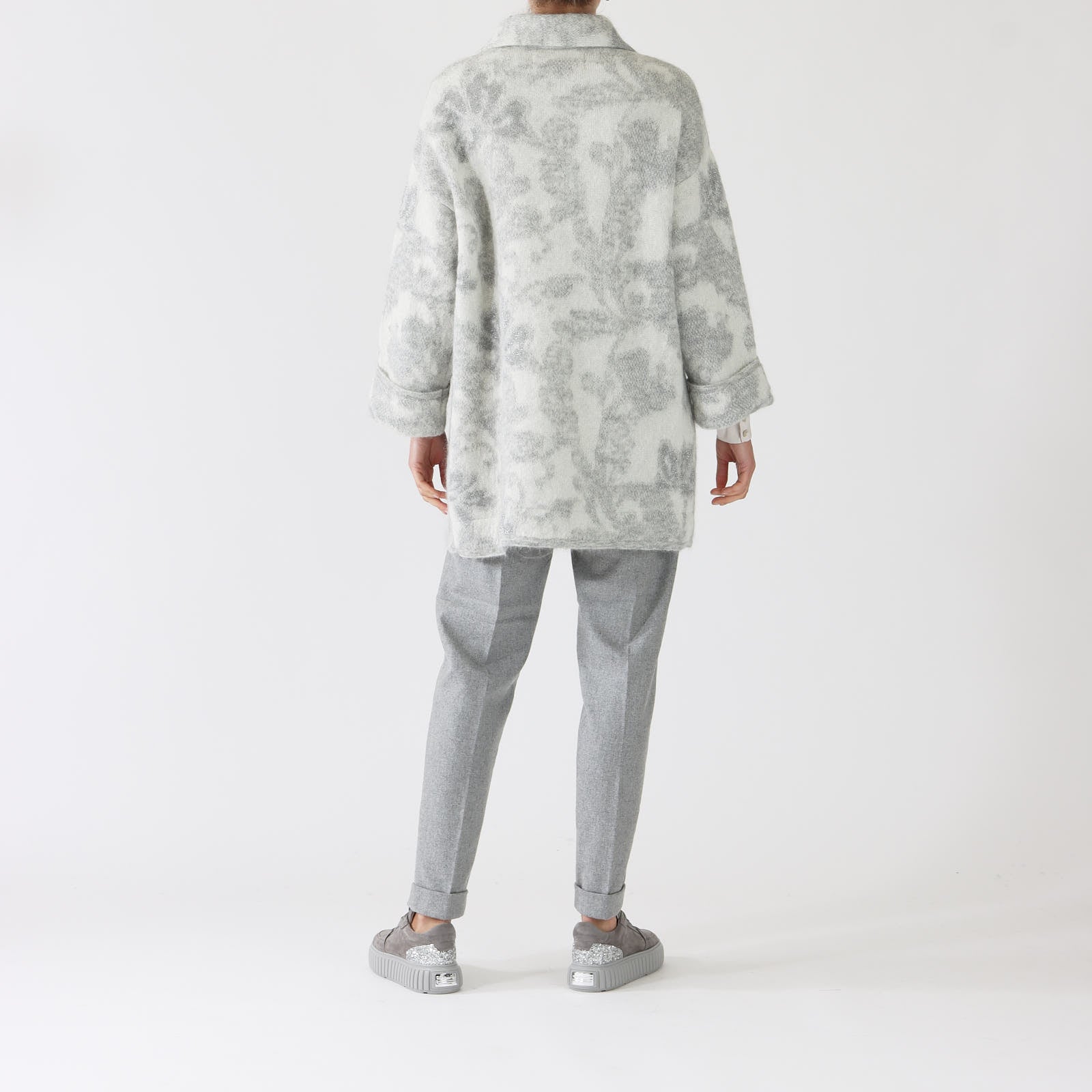 Granito Soft Patterned Knit Coat