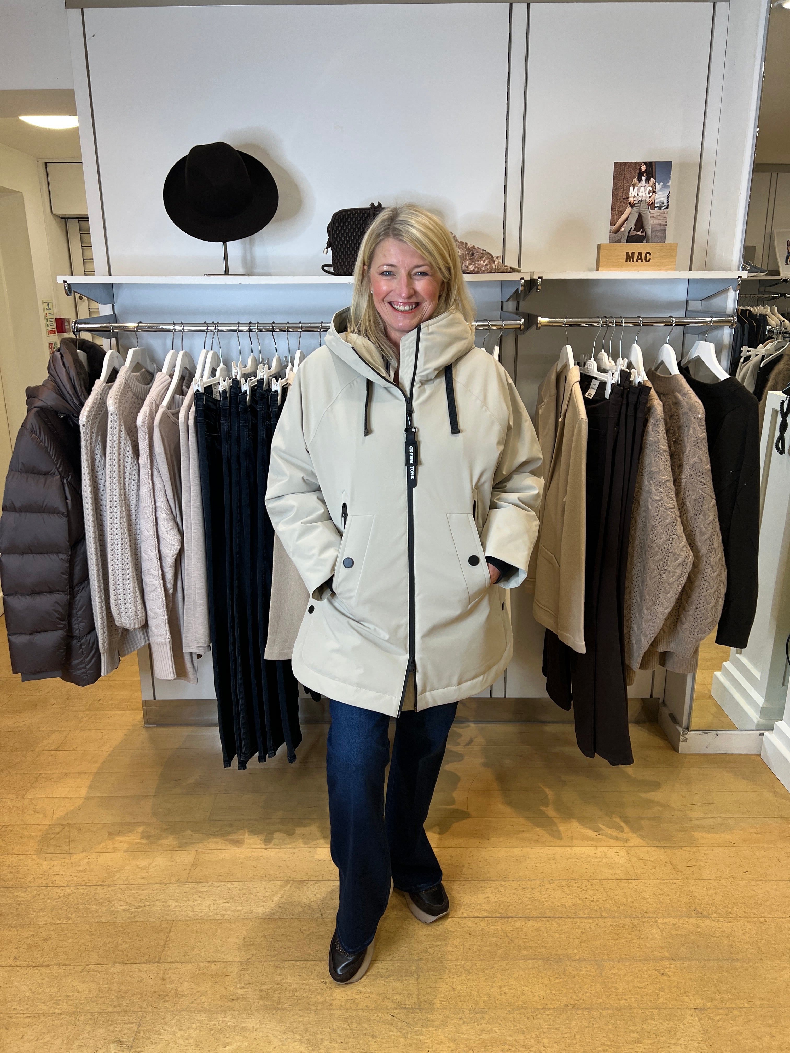 Almond Milk Emma Raincoat