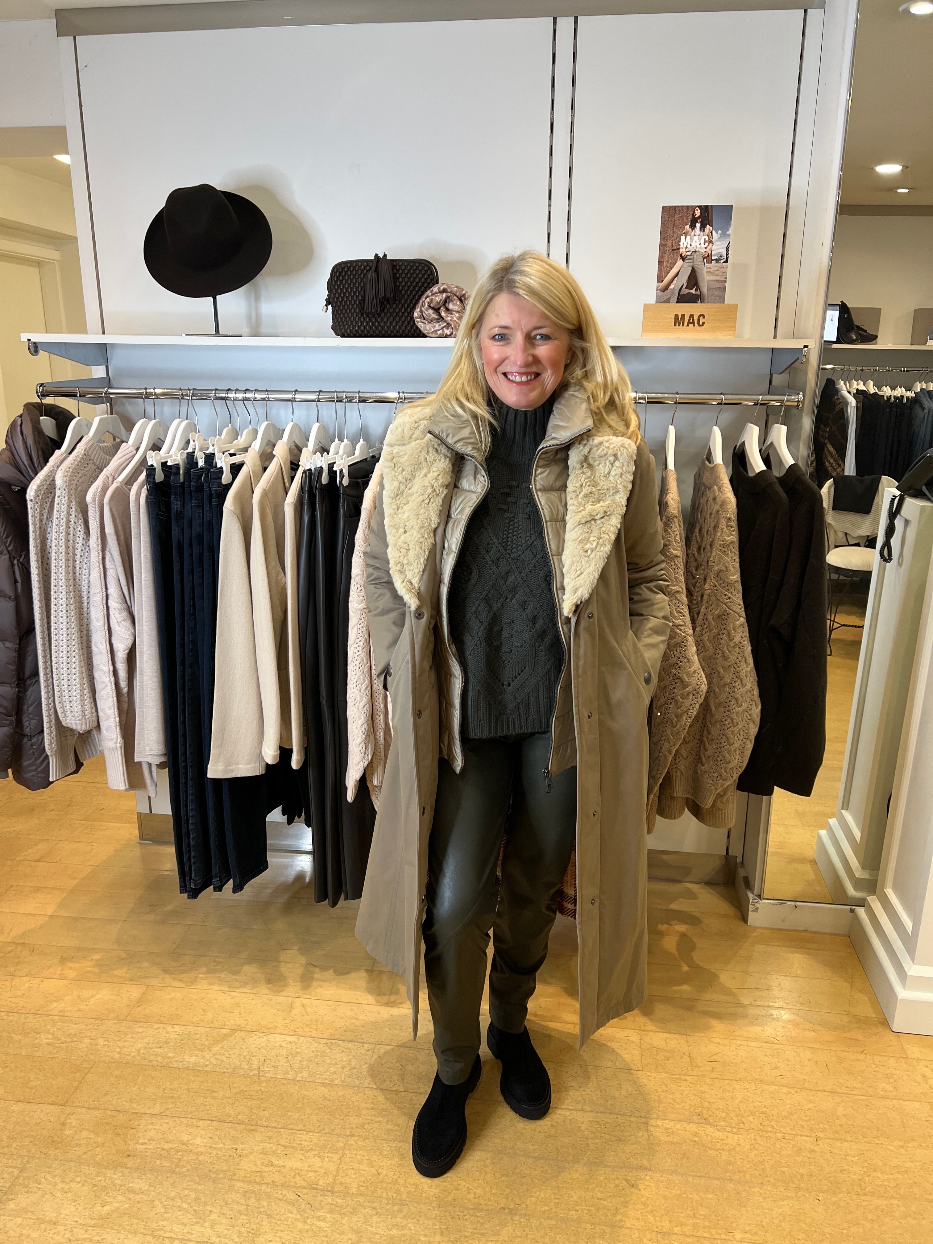 Roasted Coffee Beth Long Coat