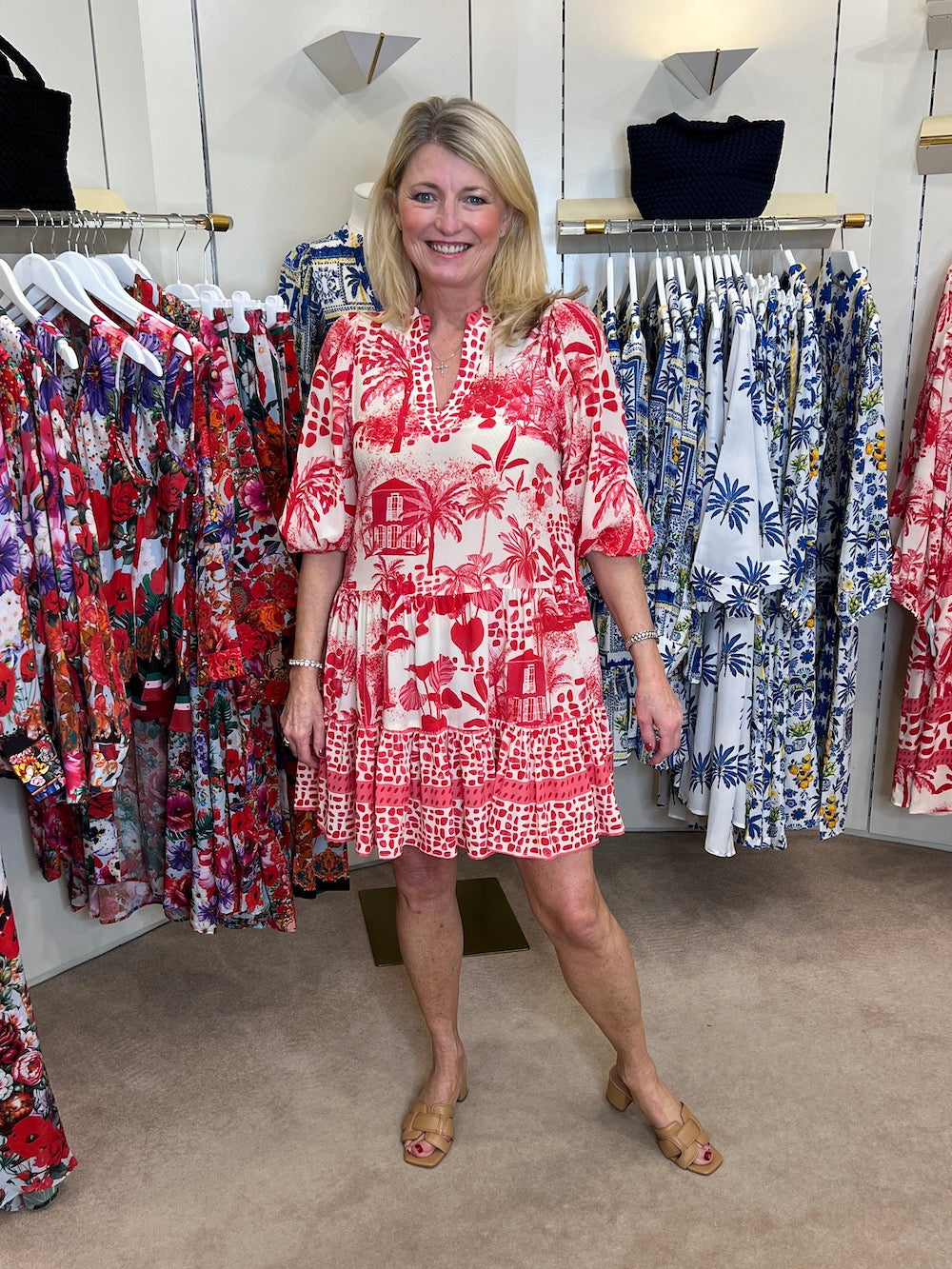 Red Biennials Vermelho Silk Dress