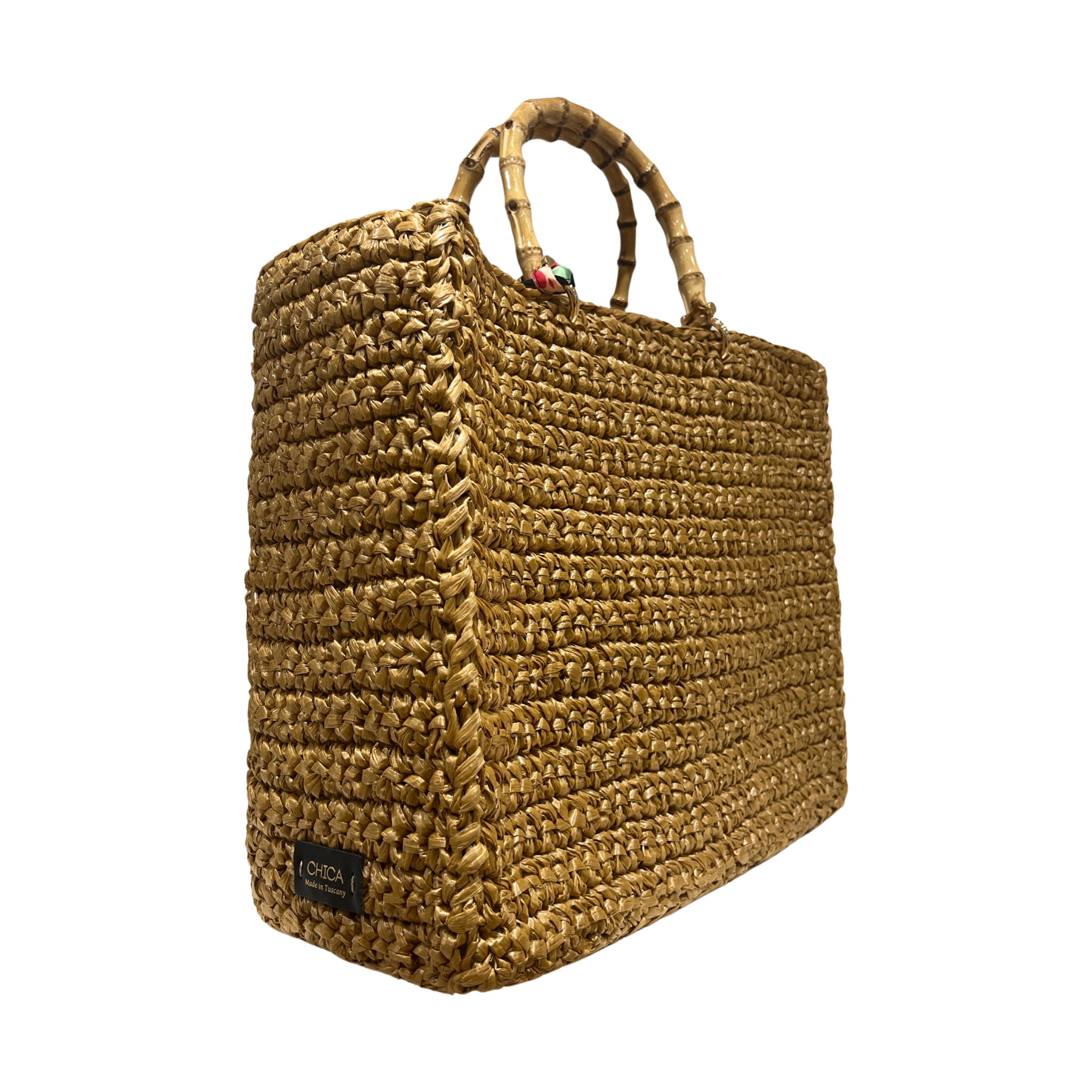 Gold Cocomero Large Tote Bag