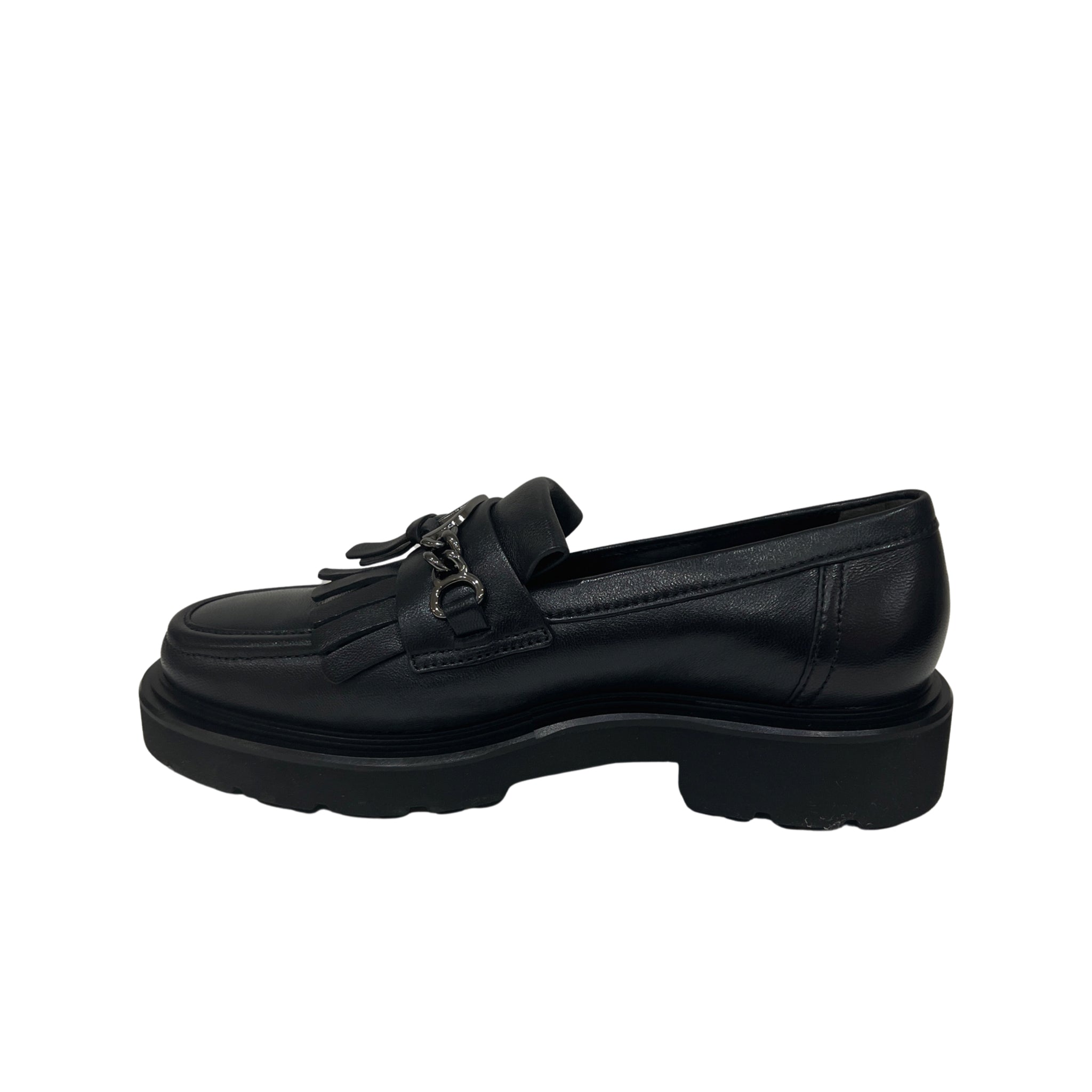 Ocean Mara Loafers With Graphite Chain