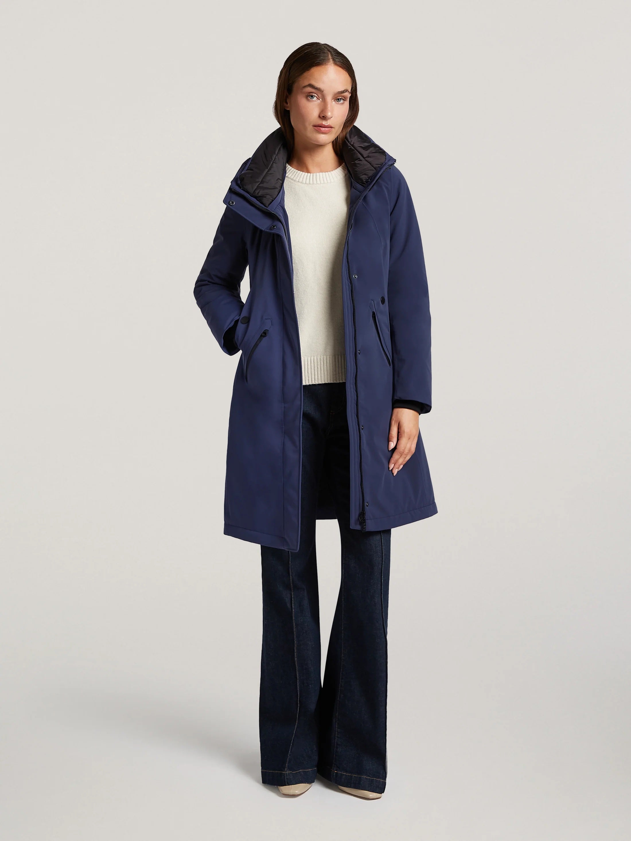 Indigo Blue Evanna Raincoat