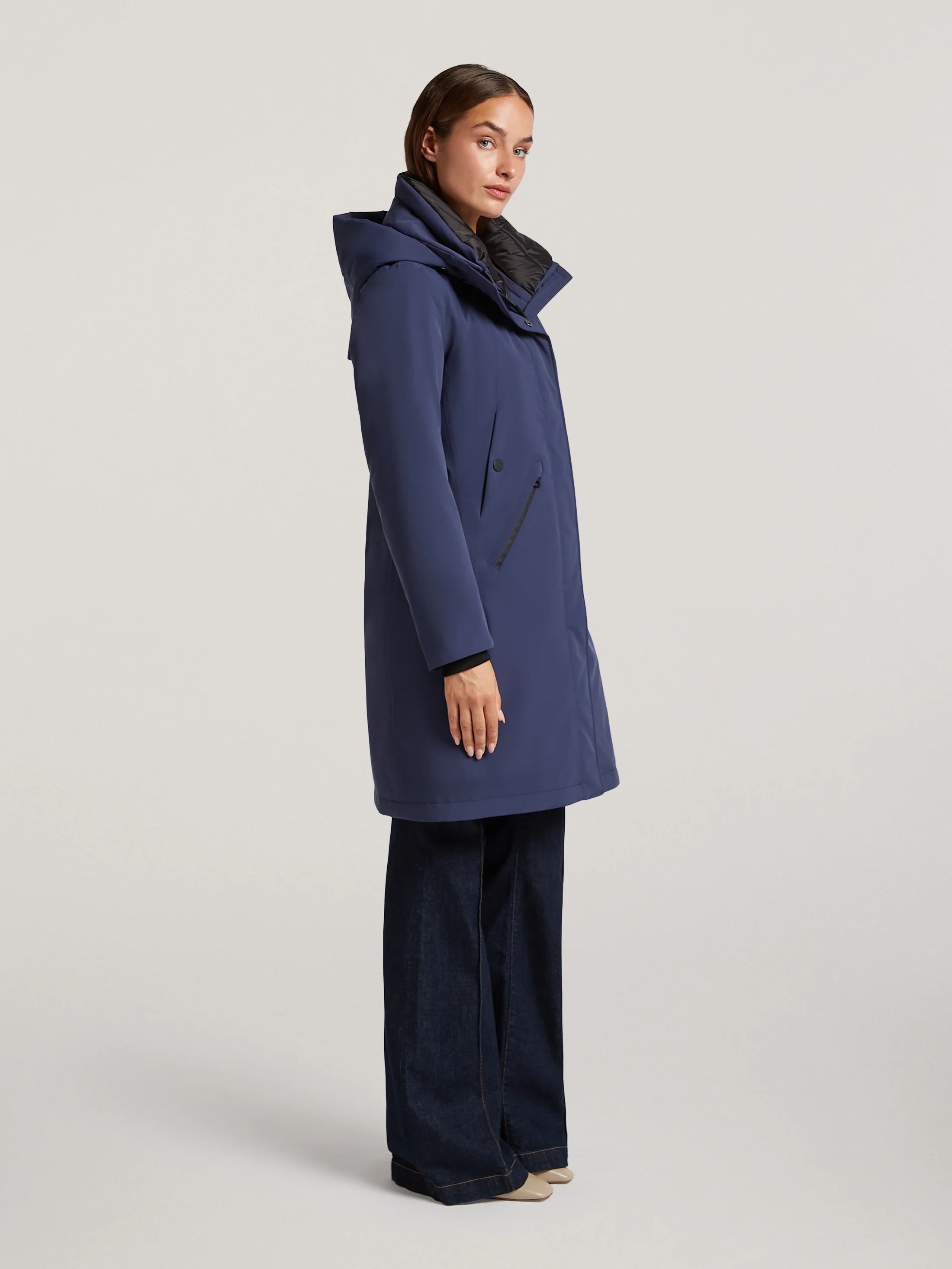 Indigo Blue Evanna Raincoat