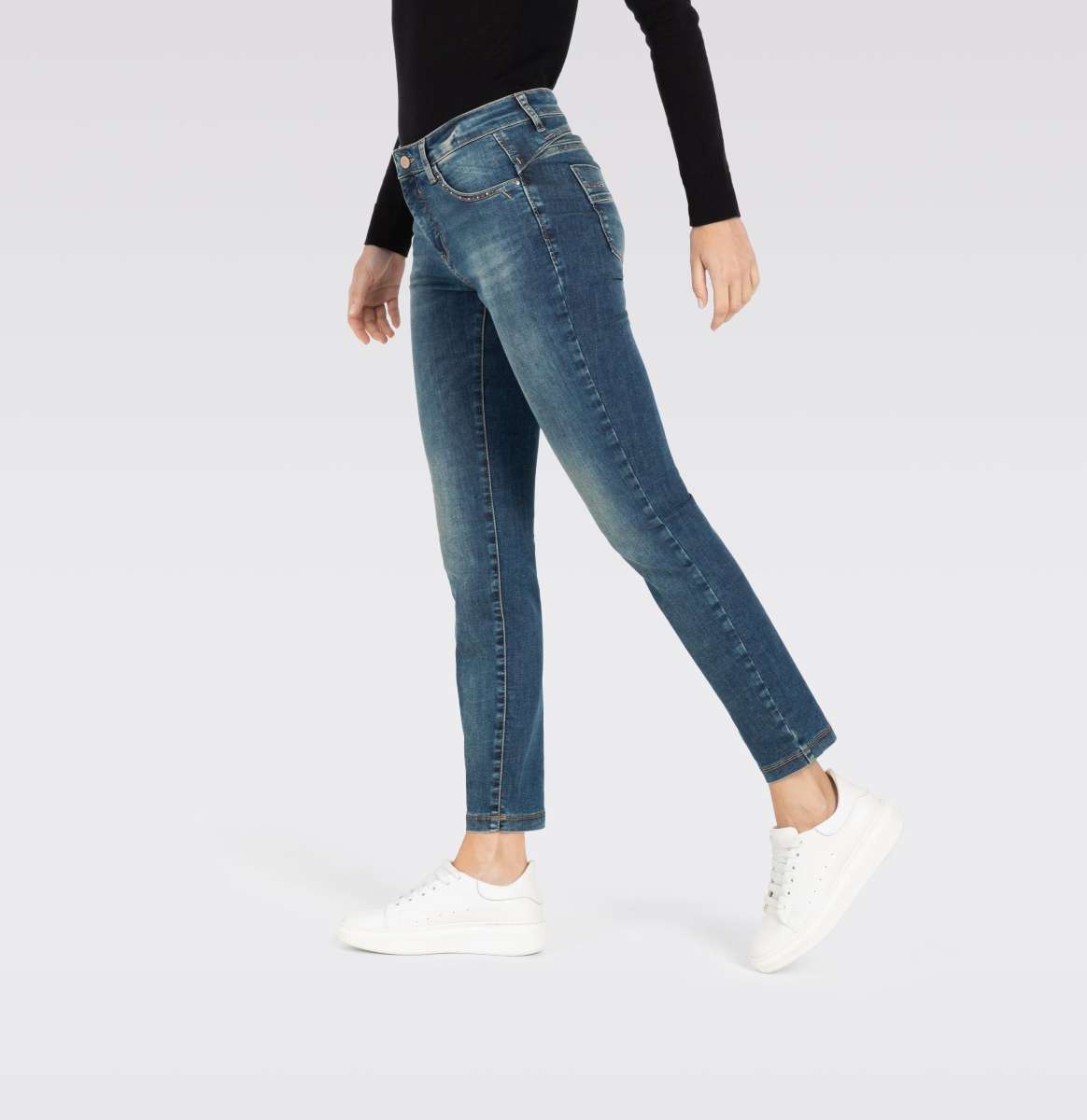 Indigo Blue Wash Dream Slim Glam Jeans