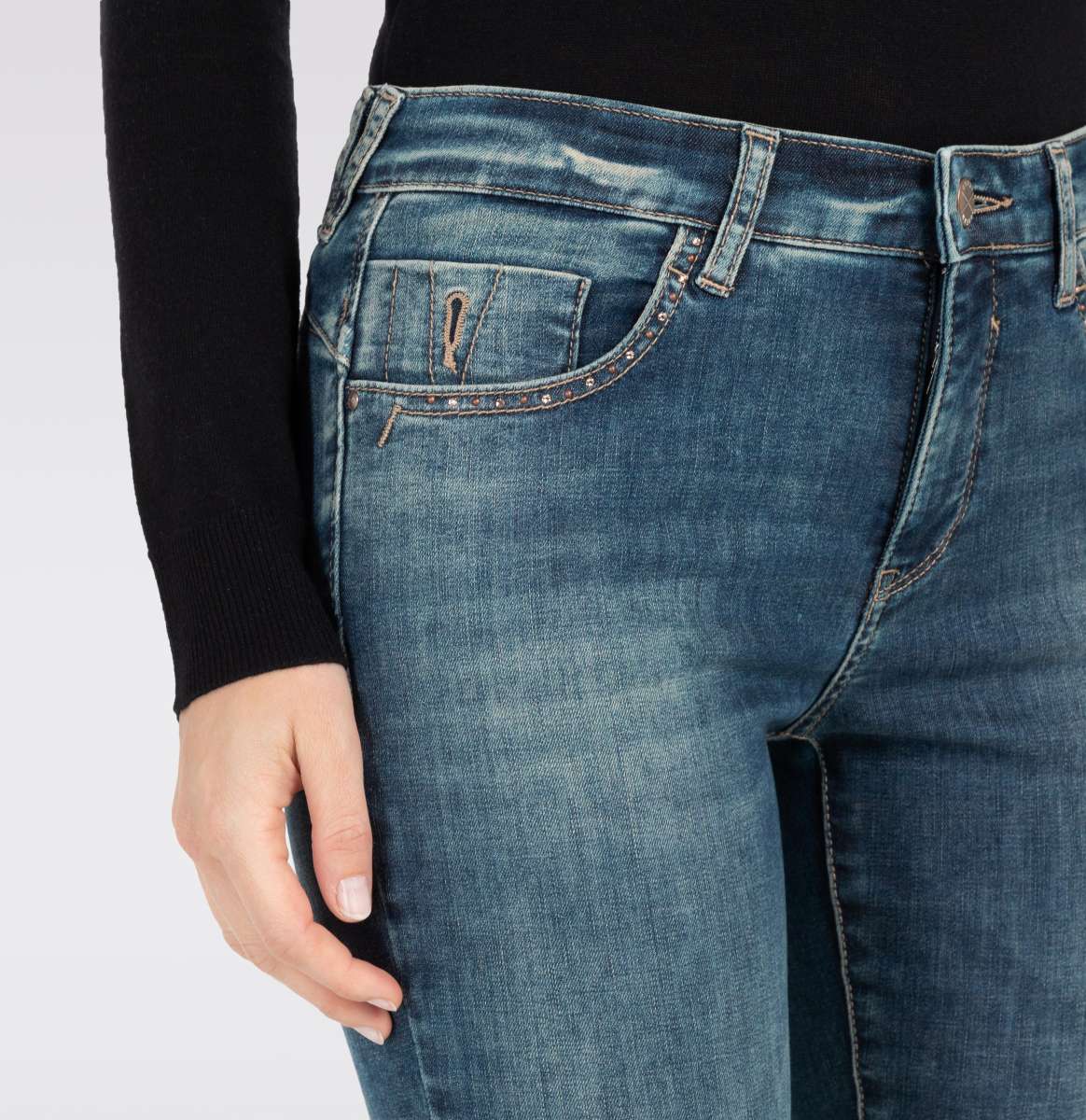 Indigo Blue Wash Dream Slim Glam Jeans