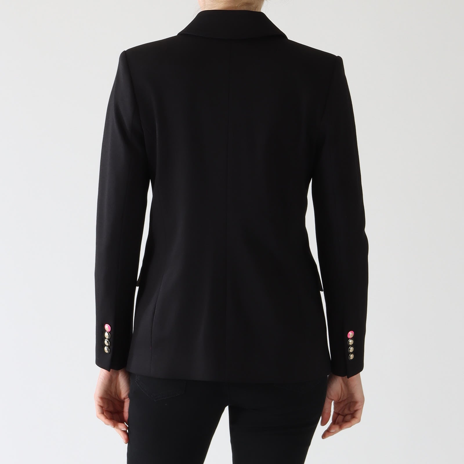 Ingrid Black Jersey Blazer