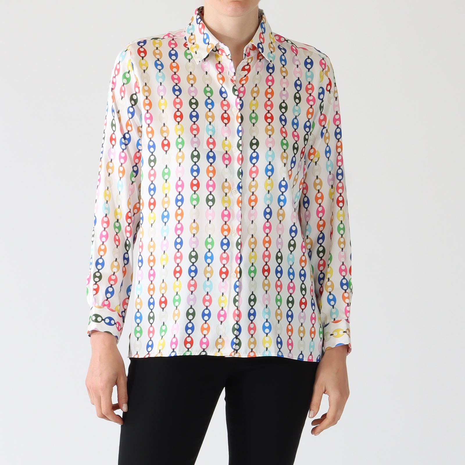 Irina Multicoloured Calabrote Print Shirt