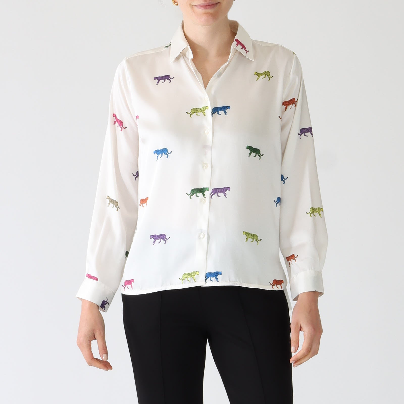 Isabella Blanco Leopardos Print Shirt