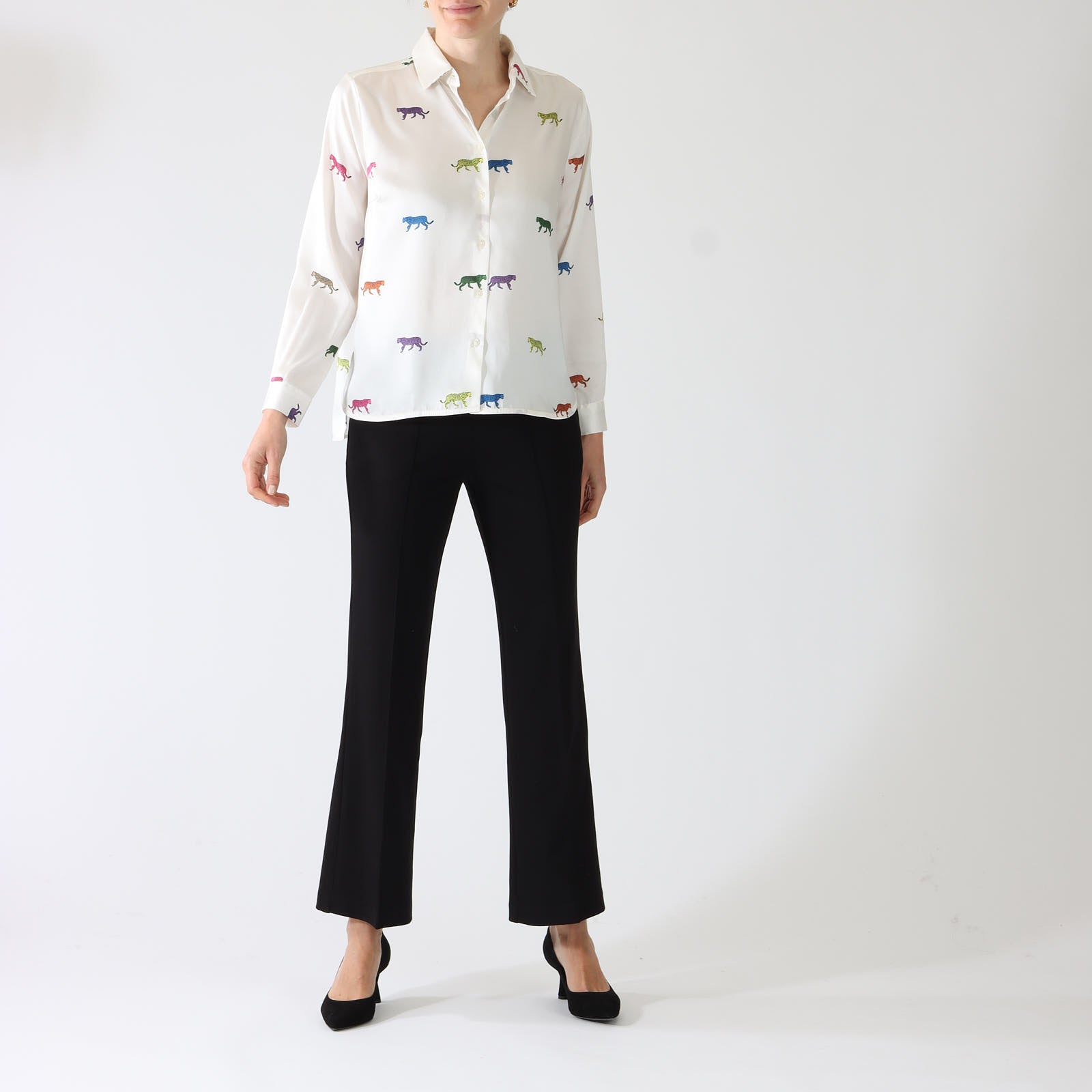 Isabella Blanco Leopardos Print Shirt