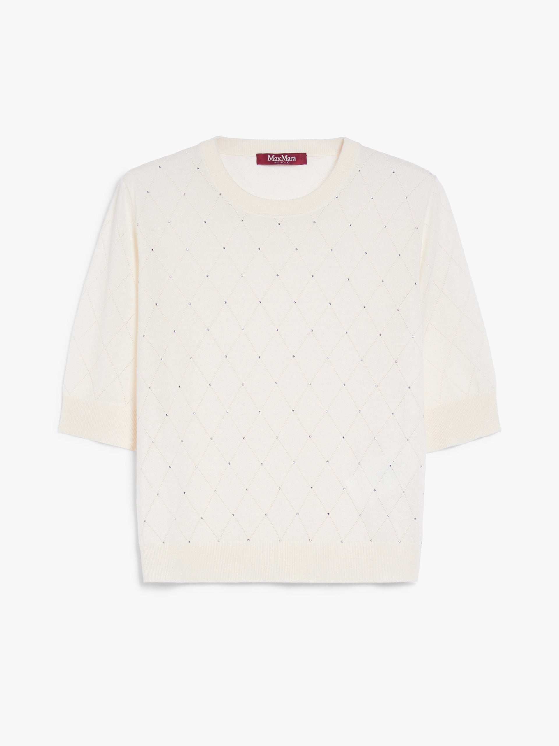 Ivory Patrik Silk Blend Sweater