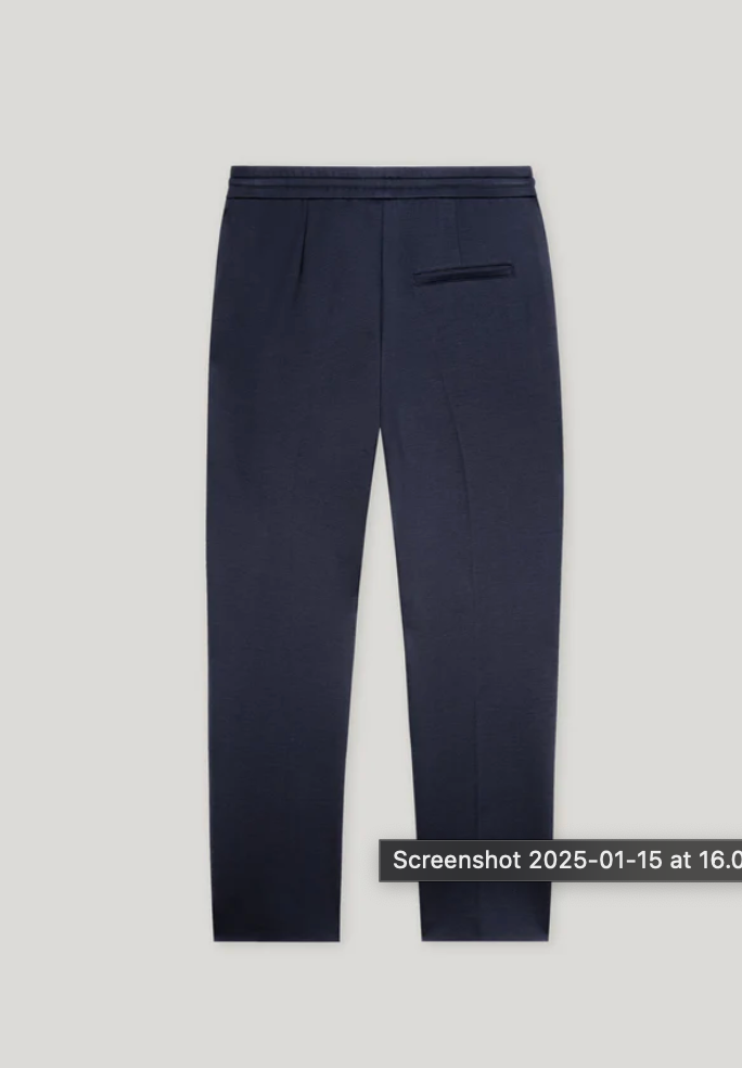 Jeans Blue Punto Milano Drawstring Pants