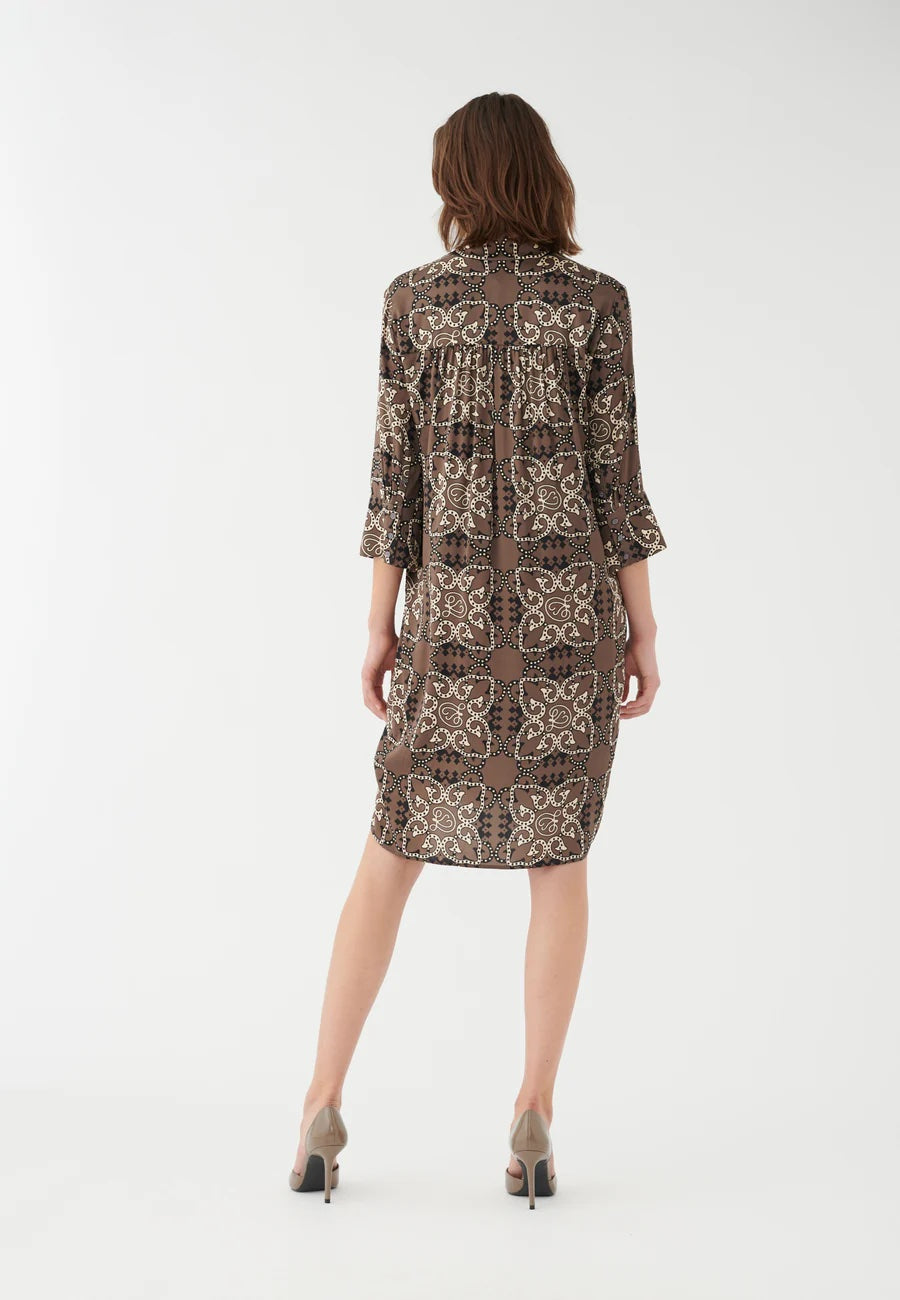 Kamille Solitaire Printed Dress