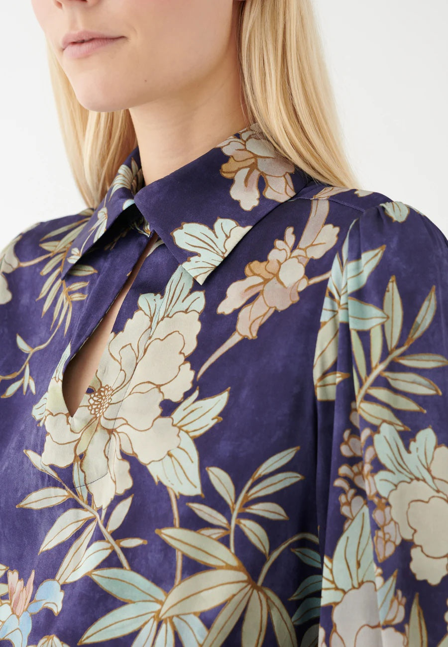 Kikki Mimosa Sailor Printed Blouse