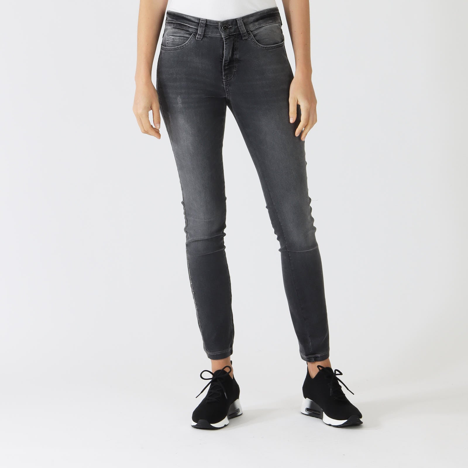 Light Anthracite Dream Skinny Chain Jeans