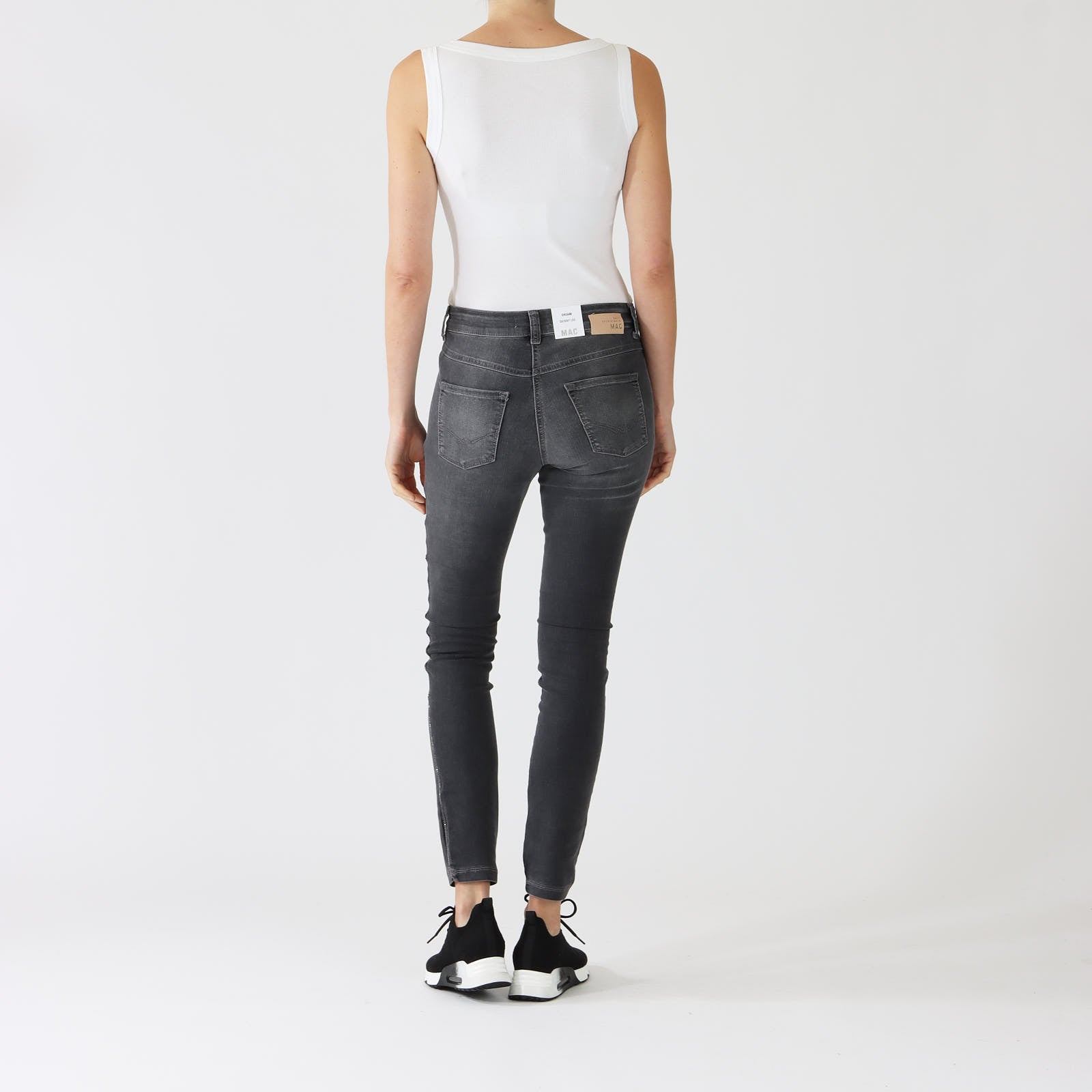 Light Anthracite Dream Skinny Chain Jeans