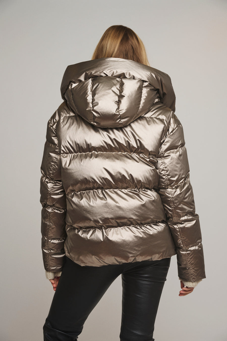 Light Bronze Taray Puffer Jacket