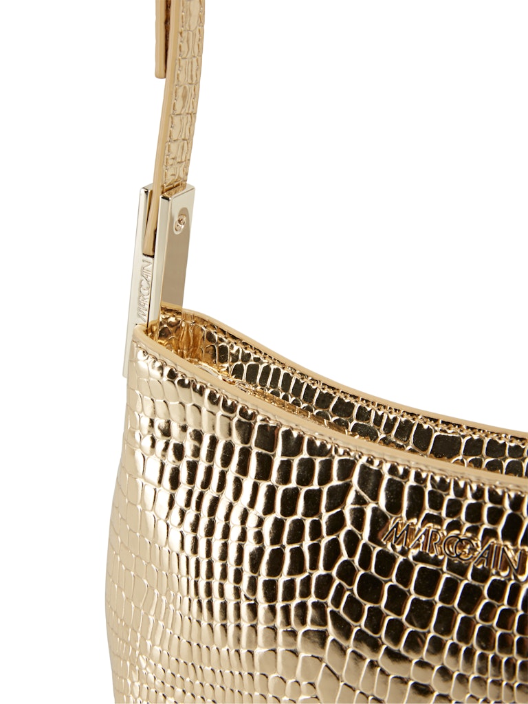 Light Gold Croc Finish Bag