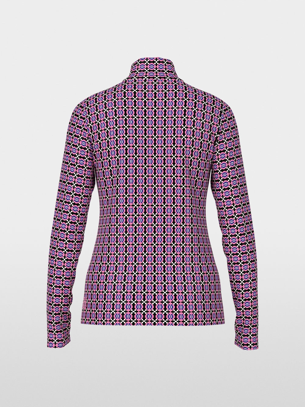 Lip Gloss Knitjag Print Polo Top