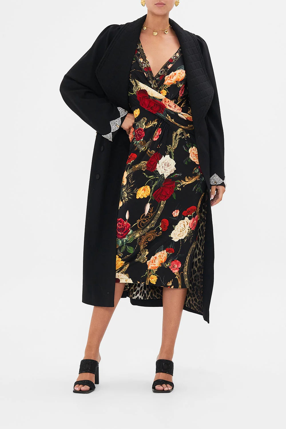 Magic In The Manuscripts Cross Front Midi Dress